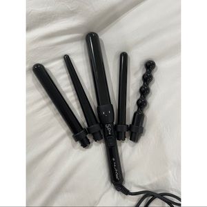 NuMe 5 in 1 hair curling wand set